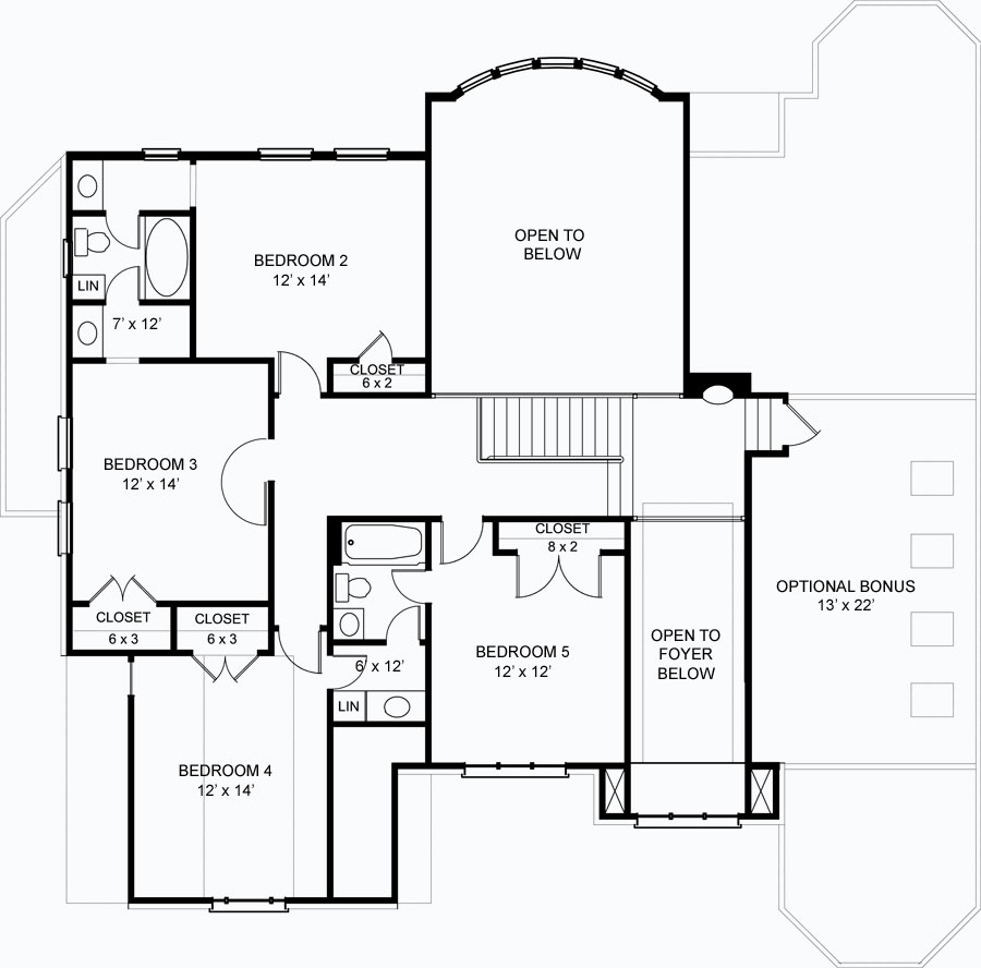 Litchfield 6479 5 Bedrooms And 3 Baths The House Designers 6479